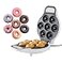 Chef Buddy Mini Donut Maker Durable Nonstick Easy to Use Mini Baking Machine Cooks 7 Mini Doughnuts at a Time Glazed Frosted with Sprinkles Nuts or Vegan Donuts More White