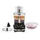 Hamilton Beach Big Mouth Duo Plus 12 Cup Food Processor Vegetable Chopper with Additional Mini 4 Cup Bowl Black 70580