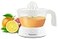 Elite Gourmet ETS411 BPAFree 30Watt Electric Citrus Juicer Extractor Compact Large Volume Pulp Control Oranges Lemons Limes Grapefruits with Easy Pour Spout 16 oz White
