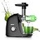 Jocuu Slow Masticating Juicer with 2Speed Modes Cold Press Juicer Machine Quiet Motor Reverse Function Easy to Clean Juicer Extractor Juice Recipes for Fruits Vegetables Black