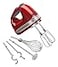KitchenAid 9Speed Hand Mixer with Accessories KHM926 Empire Red