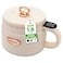 NutriChef 16 QT Portable Electric Rice Cooker Lunch Maker MultiFunctional NonStick Ceramic Coating Digital Control Panel 6 Cook Functions Rice Soup Stew Porridge More White