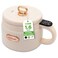 NutriChef 16 QT Portable Electric Rice Cooker Lunch Maker MultiFunctional NonStick Ceramic Coating Digital Control Panel 6 Cook Functions Rice Soup Stew Porridge More White