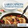 Farberware Cookstart DiamondMax Nonstick Jumbo Cooker with Lid and Helper Handle Dishwasher Safe 6 Quart Aqua
