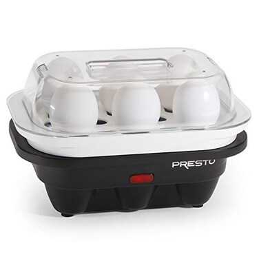 Presto Easy Store Electric Egg Cooker 6 BlackWhite