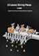 TEQIN Nut Chopper Grinder Manual Nut Grinder Multifunctional Dried Fruit Crusher Peanut Masher Nut Chopper Peanut Grinding Device for All Nuts Walnut Pecan Gray