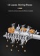 TEQIN Nut Chopper Grinder Manual Nut Grinder Multifunctional Dried Fruit Crusher Peanut Masher Nut Chopper Peanut Grinding Device for All Nuts Walnut Pecan Gray