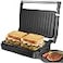 Aigostar Panini Press Sandwich Maker 1000W Sandwich Press Grill with NonStick Coated Plates Indicator Light Locking Lid Cool Touch Handle Panini Maker Panini Press Grill Easy to Storage Clean