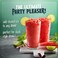 Nostalgia Electric Hawaiian TableTop Snow Cone Maker Shaved Ice Machine Includes 1 Reusable Plastic Cup and Ice Molds WhiteGreen