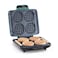 DASH Dash Multi Mini Waffle Maker Quad Waffle Maker for Family Breakfasts Dual Nonstick Heating Plates EasyRelease Surface Compact FastHeating Aqua