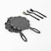 HAWOK Cast Iron Heart Shaped Waffle Maker