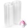 Hedume 120 Pack Individual Cupcake Container BPAFree Clear Plastic Single Deep Dome Stackable Individual Cupcake Box for Wedding Party