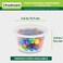 Freshware Food Storage Containers 240 Set 12 oz Plastic Deli Containers with Lids Slime Soup Meal Prep Containers BPA Free Stackable Leakproof Microwave Dishwasher and Freezer Safe