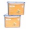 LocknLock Pack of 2 LOCK LOCK Airtight Rectangular Tall Food Storage Container 13187oz 1648cup