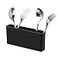 SANNO Plastic Black Utensil Silverware Storage Holder CaddyFit Kitchen Sink Drying Rack Microfiber Dish Mat Dish Drying Mat