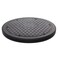 RamPro 5 Pack 10 Inch Lazy Susan Turntable Organizer Non Skid Large Lazy Susan Turntable for Cabinet Computer or Laptop Plastic Turn Table Black by