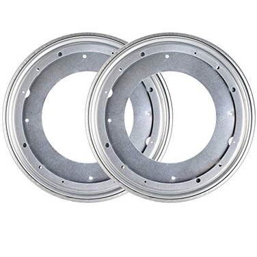 Fasmov 2 Pack 12Inch Lazy Susan 516 Thick Turntable Bearings