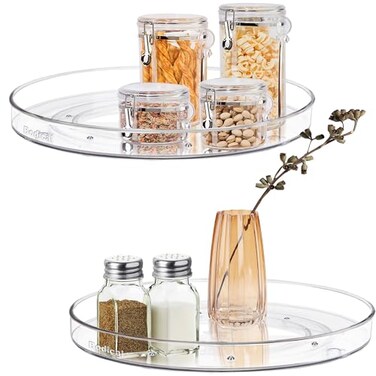 BodiCal 2 Pack Lazy Susan Organizer106 Turntable Organizer for Pantry