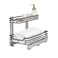 Household Essentials Matte Black PowderCoated Steel Undersink PullOut Organizer with Plastic Accents