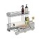 Household Essentials Glidez 2Tier Large Multipurpose ChromePlated Steel PullOutSlideOut Under Sink Organizer Chrome Finish
