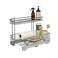 Household Essentials Glidez 2Tier Large Multipurpose ChromePlated Steel PullOutSlideOut Under Sink Organizer Chrome Finish