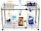 Deco Brothers Under Sink 2 Tier Expandable Shelf Organizer Gray