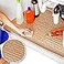 Xtreme Mats XTREME MATS Waterproof Undersink Mat Beige 31 14 x 22 14 33 Cabinet Base Liner for Kitchen Laundry Cabinets Catches Leaks Prevents Damage Flexible Sink Driptray