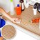 Xtreme Mats XTREME MATS Waterproof Undersink Mat Beige 31 14 x 22 14 33 Cabinet Base Liner for Kitchen Laundry Cabinets Catches Leaks Prevents Damage Flexible Sink Driptray