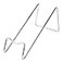 Teensery Metal Wine Rack Tabletop Single Wine Bottle Holder Wine Display Stand Silver 1 Piece