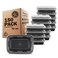 Freshware Meal Prep Containers 1 Compartment Food Storage Containers with Lids Bento Box BPA Free Stackable 16 oz 150 count Pack of 1