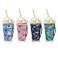 AJLTPA 4Pack Reusable Iced Coffee Sleeve Insulator Sleeves for Cold Drinks Beverages Neoprene Cup Sleeve With Handle for Most Coffee Fits 3032oz Large Cups Flamingo with handle