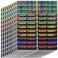 BCIOPE Tamper Evident Stickers Hologram Labels with Unique Sequential Number 25 x 05 240