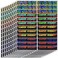 BCIOPE Tamper Evident Stickers Hologram Labels with Unique Sequential Number 25 x 05 240