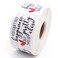 Wailozco Pretty Close Stickers for Small Business Mail Envelopes Package