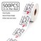 Wailozco Pretty Close Stickers for Small Business Mail Envelopes Package
