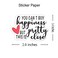 Wailozco Pretty Close Stickers for Small Business Mail Envelopes Package