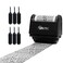 Veltec ID Protector Ink Roller Identity Theft Protection Roller Stamp Set Black Stamp6 Refills