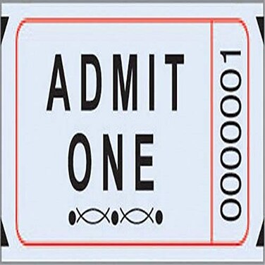 PREMIER SOUTHERN TICKET Single Ticket Roll Blue