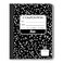 iScholar Black and White Marble Composition Book 100 Sheets 10100
