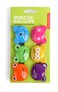 Kikkerland Monsters Bag Clips Set of 6