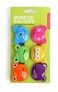 Kikkerland Monsters Bag Clips Set of 6