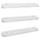 J JACKCUBE DESIGN Acrylic Nail Polish Wall Mount Cosmetic Storage Organizer SpaceSaving 3 Ledge Shelf Set Large MK178B