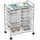 Simple Houseware Utility Cart with 12 Drawers Rolling Storage Art Craft Organizer on Wheels