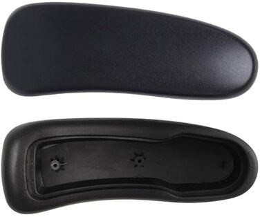 HYEJDRV Chair Armrest Replacement Arm Pad Caps Replacement for Herman Miller Classic Aeron Chair Graphite Black 1 Pair