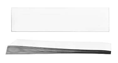 hBARSCI 10 Pack Lockdown Magnetic Strips White 8 x 2 x 003 Flexible Durable Effective Easy Solution for Emergency Lockdowns
