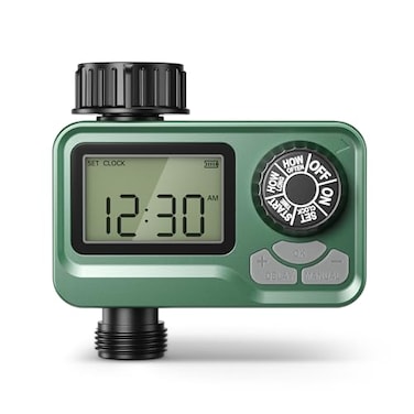BN-LINK BN LINK Programmable Sprinkler Timer with Rain Delay Waterproof Digital Water Timer for Garden Hoses Manual Auto Modes Ideal for Lawn Yard Drip Irrigation System 1 Outlet