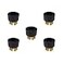 McCULLOCH McCulloch A275004 Brass Brush 5 PackBlack