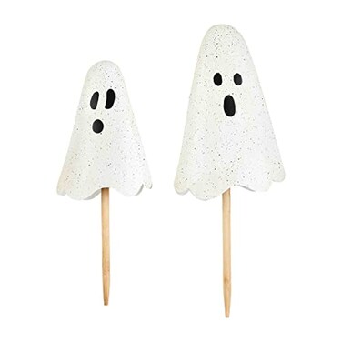 Mud Pie Halloween Metal Ghost Yard Signs 24 20White