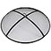 Sunnydaze Decor Sunnydaze HeavyDuty Steel Mesh Fire Pit Screen Fire Pit Spark Screen with Handle 36Inch Diameter