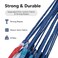 SUNCREAT Hammocks for Outside Portable Heavy Duty Tree Hammock Ocean Stripes